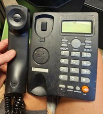 Wired Telephone with Caller ID and Speaker, Desk/Wall Mountable Landline Phone