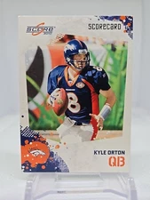 2010 Score Kyle Orton 107/499 Scorecard #91 Denver Broncos