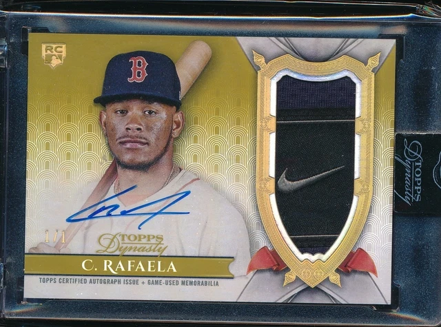 2024 Topps Dynasty Gold Ceddanne Rafaela RPA Rookie Tag Patch Auto RC True 1/1