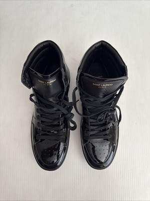 Saint Laurent Court Classic SL/10H High-Top Sneakers - Black