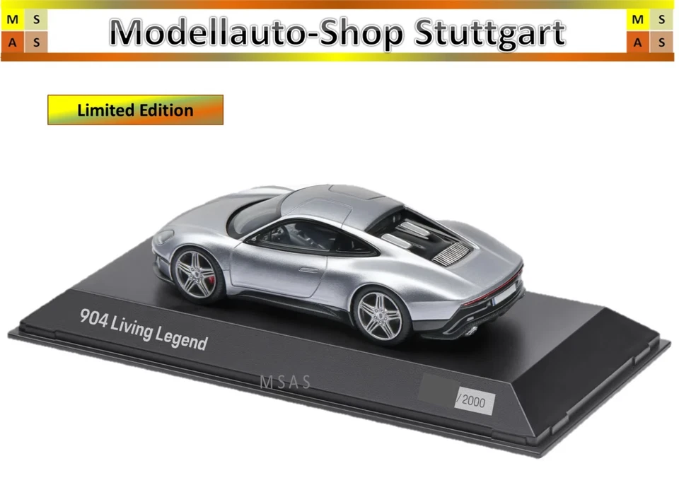 Porsche 904 Living Legend - Argento - Edizione Limitata - Spark 1:43 - - Immagine 3 di 3