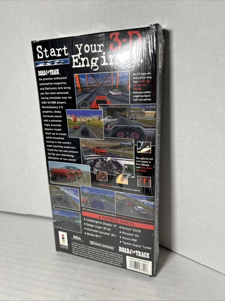 The Need For Speed (3DO, 1994) Racing EA Sports Sealed NIB New Rare HTF Game - Image 4 of 4