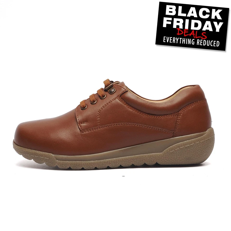 Fleet & Foster Cathy Womens WATERPROOF Casual Walking Outdoor Fashion Shoes Tan