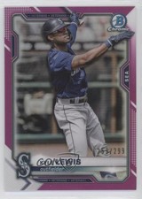 2021 Bowman Chrome Fuchsia Refractor 259/299 Kyle Lewis #71 0mr3