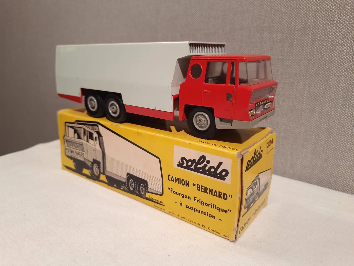 ancien camion majorette bernard frigorifique hypermarché rapid vb