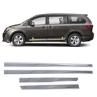 For TOYOTA SIENNA 2011-2020 Chrome Side Door Molding 4 door Stainless STEEL