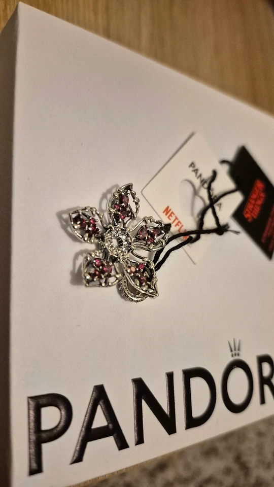 Pandora Stranger Things Demogorgon Großer Charm Anhänger 925 Silber / Blume - Bild 4 von 4