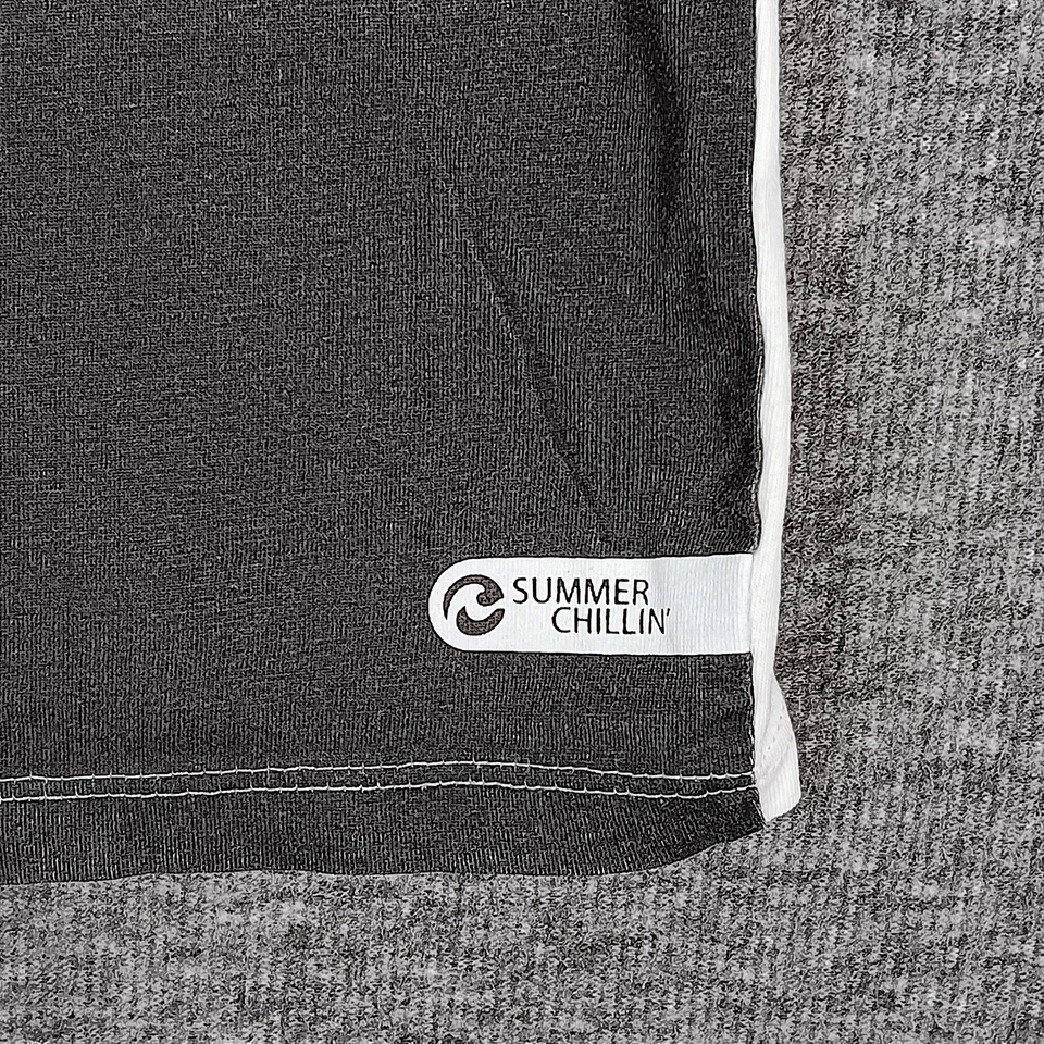 Camiseta Angelo Litrico Masculina Grande Pôr do Sol Skyline Verão Chillin Gráfica Camiseta - Imagem 3 de 4