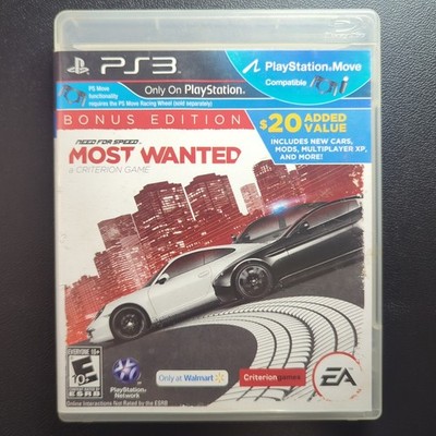 Need for Speed: Most Wanted (Sony PlayStation 3, 2012)