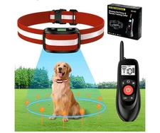 Wireless Dog Fence & Remote Control Collar 2in 1 Training System For Furbaby