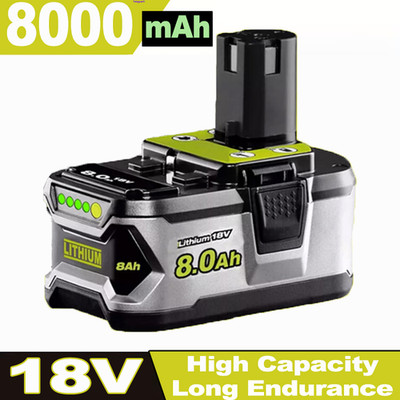 18V 8.0Ah Akku für RYOBI One Plus Lithium RB18L50 P108 P104 Batterie 18 VOLT de
