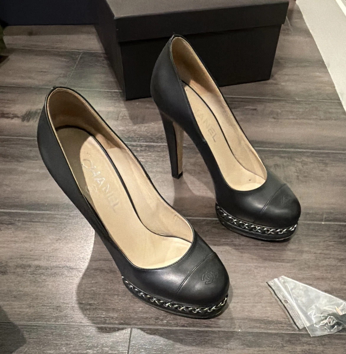 CHANEL Black Heels for Women for sale | eBay