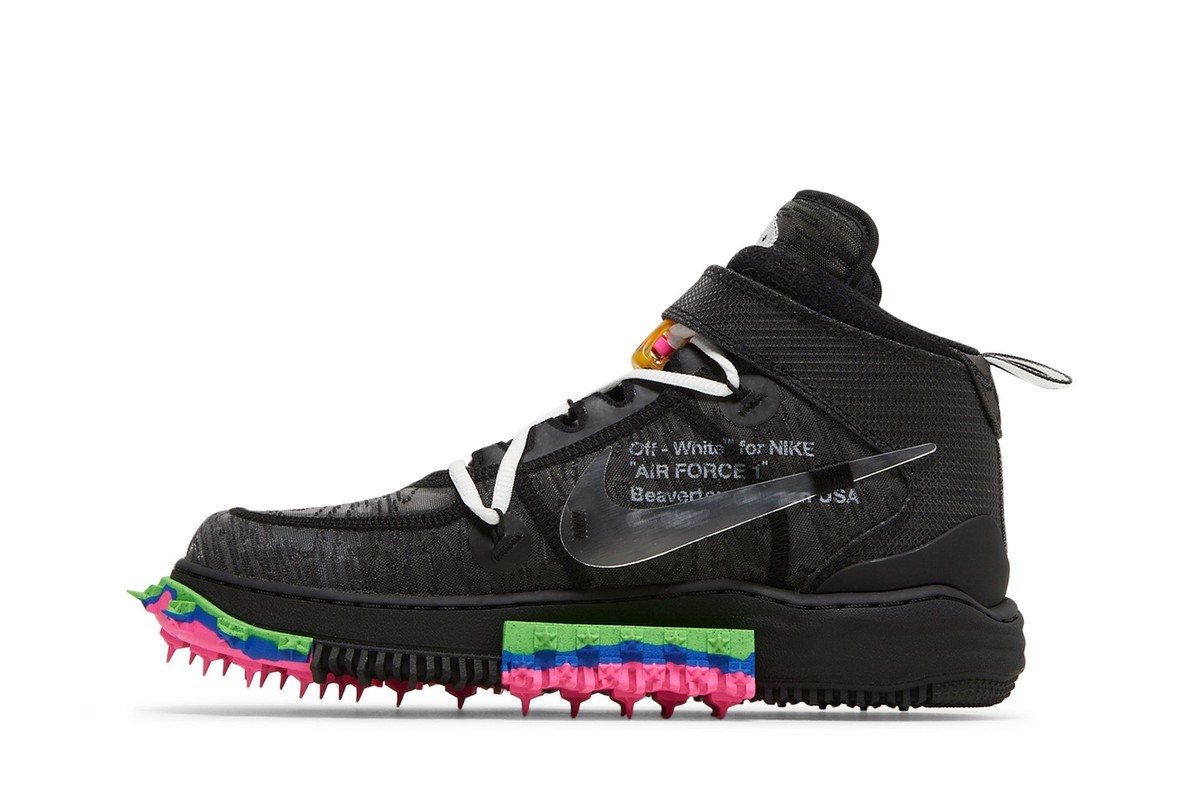 Off-White × Nike Air Force 1 Mid Black Off-White x Nike Air Force 1 Mid SP 