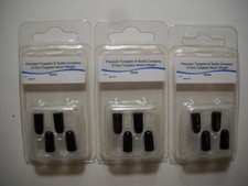 Lot of 3 PRECISION TUNGSTEN 3/16oz WORM WEIGHTS - BLACK color