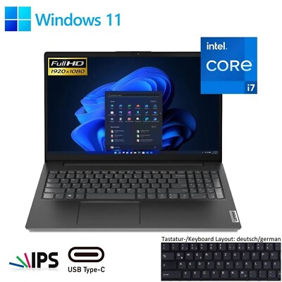 Lenovo V15 G4 Notebook 15,6'' Intel i7-1355U @5GHz 16GB DDR4 256GB SSD FHD Win 11