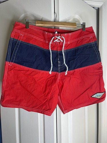 Lucky 🍀 Brand Exclusive Hurley Mens Swim Trunks -red-size 36 - Picture 2 of 11
