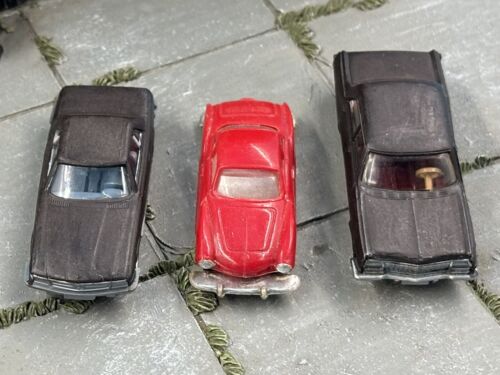 Red Anguplas Karmann Ghia & 2 Wiking Hand Painted Opel and Mercedes (AS IS) - Picture 4 of 13