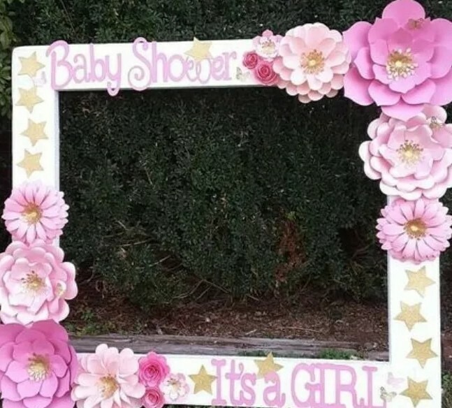 Amosfun Glitter Selfie Frame Festa di compleanno Selfie Photo Booth Cornice per foto Articoli per feste (50 anni