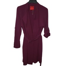 Jennifer Lopez Belted Long Blazer Jacket Womens Small New