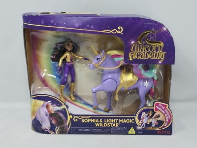 Unicorn Academy Sophia & Light Magic Wildstar, Spinmaster #6067325 - BOX WEAR