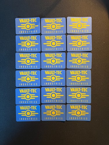 vault tec industries vinyl stickers (splashproof) fallout tv series inspired - Picture 5 of 13