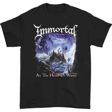 Immortal At The Heart Of Winter Metal Men T-shirt Black Tee S to 5Xl