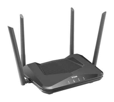 D-Link DIR-X1560 AX1500 EXO WI-Fi 6 Router (2,4 & 5 GHz, 1.500 Mbit/s, 802.11a/b
