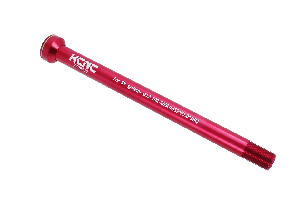 KCNC KQR08 MTB eBike Cycle Rear Hub Skewer for Syntace X-12 use 12mmx142mm Red - Image 4 of 4