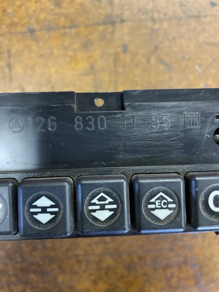 90-91 Mercedes Benz 350SDL W126 Calentador Automático Control CA OEM 1268301185 Foto 3 de 4