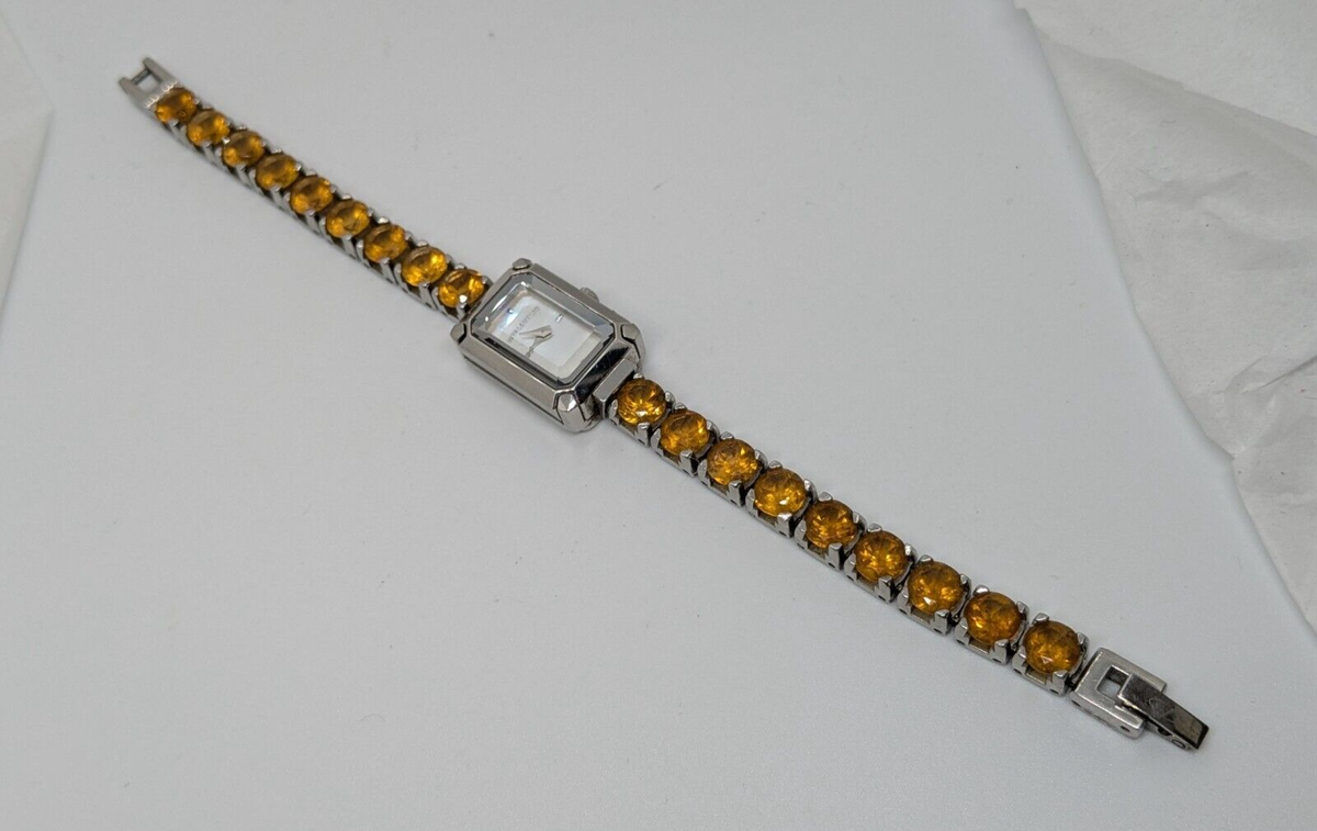 VALENTINO STAINLESS STEEL AND CITRINE WATCH Watch Valentino Garavani Brown in Steel - 26106734 main image 4