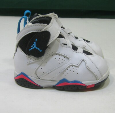 Jordan Retro (Td) 304772-105 White/Orion Blue-Black-Inf Toddlers