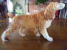 Murs Reg. Pat.S. Off. Figurine épagneul cocker en porcelaine émaillée Made in Japan