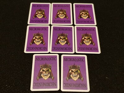 GW English Spell Deck Card Necromatic Warhammer Fantasy Battle Magic Purple