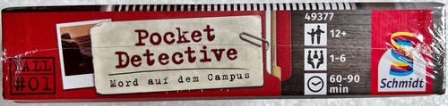 Pocket Detective Mord auf dem Campus Schmidt Familienspiel Kartenspiel 49377 - Bild 7 von 8