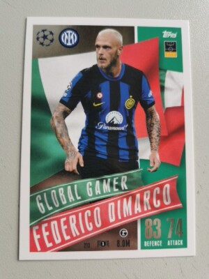 Topps Match Attax Champions League Extra 23/24 Global Gamer 213 Federico Dimarco