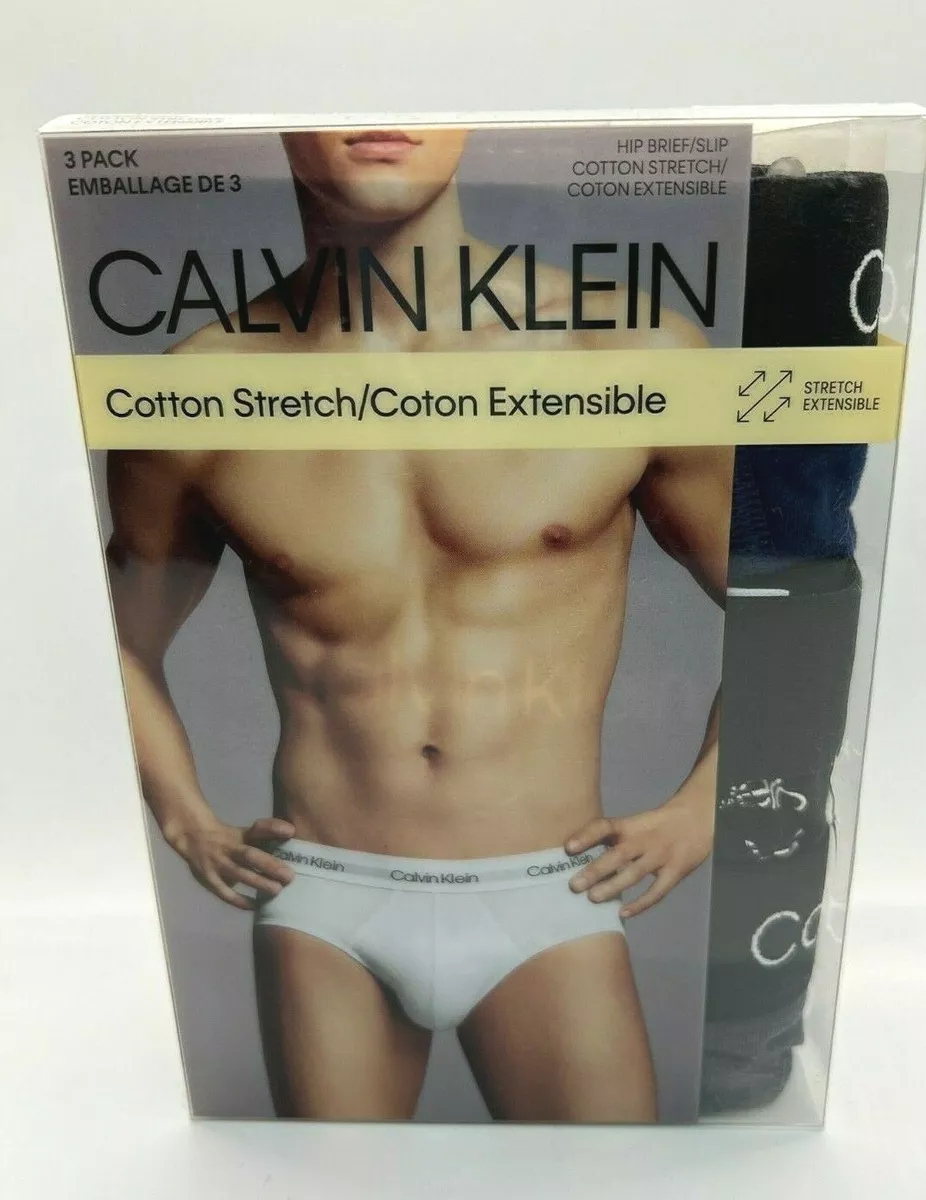 Calvin klein cotton stretch hip briefs 3 pack online