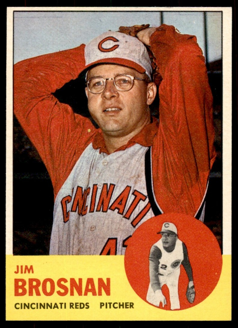 1963 Topps Jim Brosnan Cincinnati Reds #116 NM | eBay