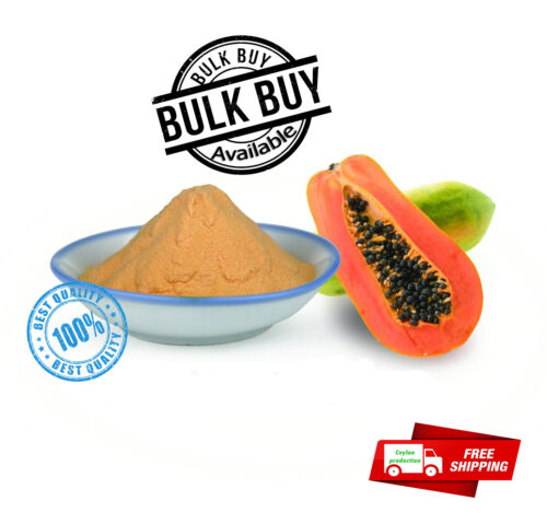Papaya fruit powder 100 % Organic Natural High Quality digestive aid , vitamins  - Picture 1 of 7