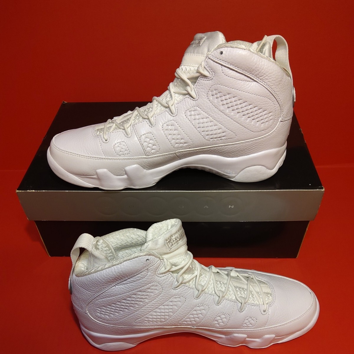 Size 12 Jordan 9 retro Silver Anniversary Dead Stock og all, with