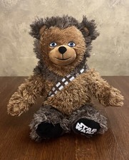 Build a Bear Workshop Chewbacca Bear Plush Stuffed Animal Star Wars Disney 18"
