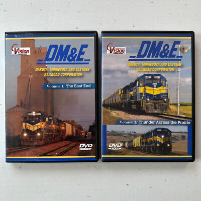 DM&E Dakota, Minnesota & Eastern Railway Corporation Vol 1 & 2 DVD Lot C Vision