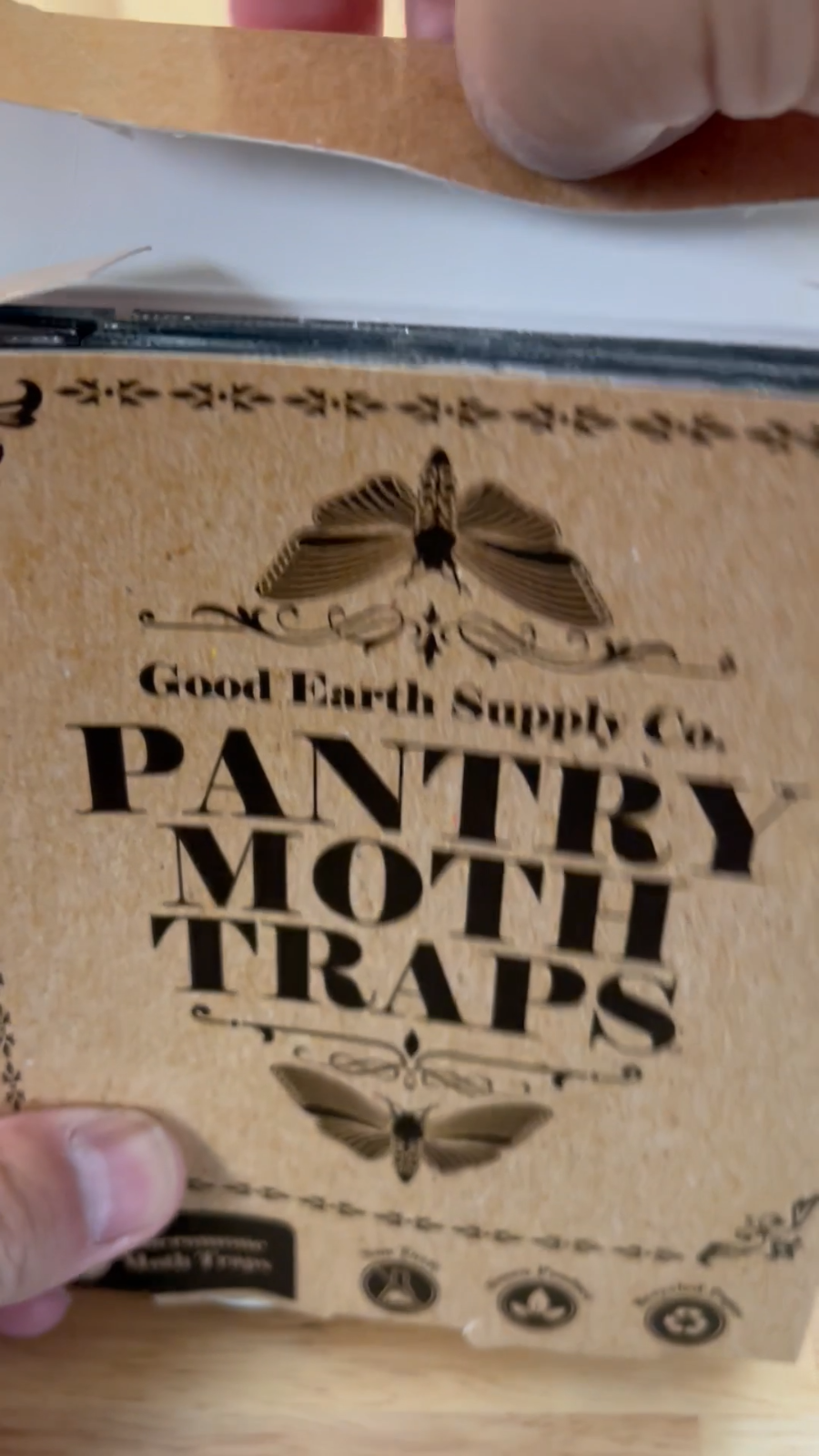 6 Pack Premium Pantry Moth Traps Eco Friendly with Pheromone