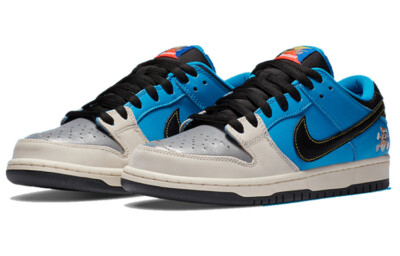 靴 NIKE SB DUNK LOW PRO QS INSTANT Nike Instant Skateboards x Dunk Pro SB QS Low Blue for Sale