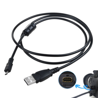 USB Power Charger Data SYNC Cable Cord for Nikon Coolpix S3300 Camera