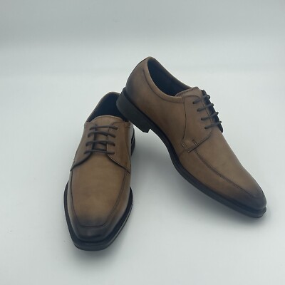ECCO Melbourne  Leather Derby Shoes Amber/Brown Choose SZ 7-MSPR $160-New no box ECCO Melbourne Leather Derby Shoes Amber/Brown Choose SZ 7  main image 2