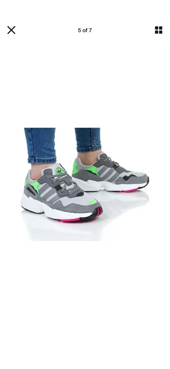 adidas gazelle silver green womens adidas Mens White Yung-96 Shoes Size 12