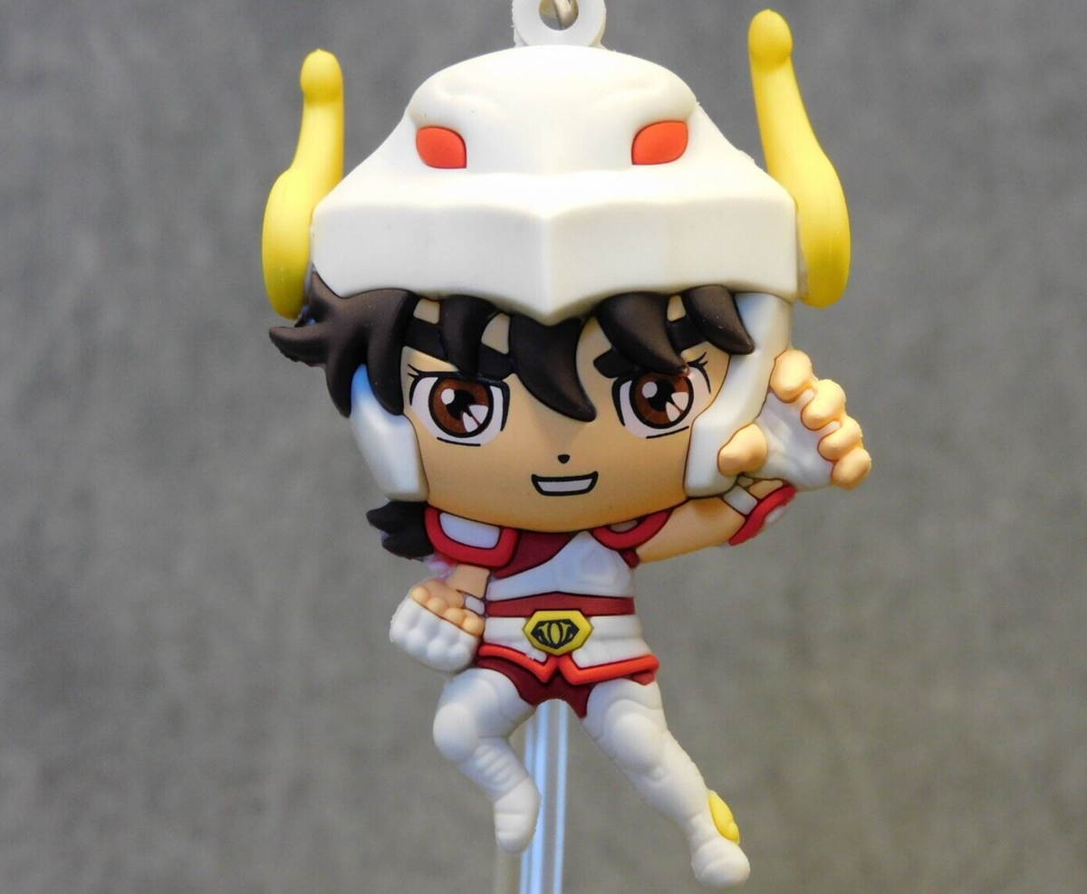 SEIYA様用出品 Saint Seiya NEW * Pegasus Seiya Clip * Blind Bag Zodiac Key Chain