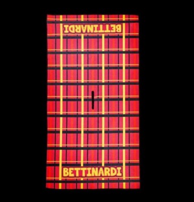 Serviette De Golf Bettinardi Players Fat Cat Skyline - Multicolore - État Neuf Avec Petits Défauts