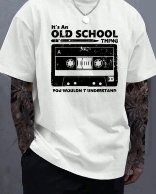 It´s an Old School thing   Herren Oversize Shirt 100% Baumwolle bis 5XL