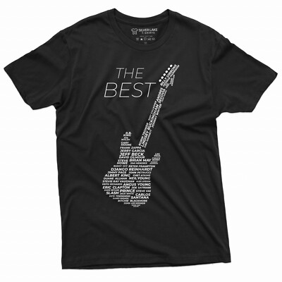 Mens Guitar Player T-shirt | Music Band Country Rock jazz Tee Legendary Tee